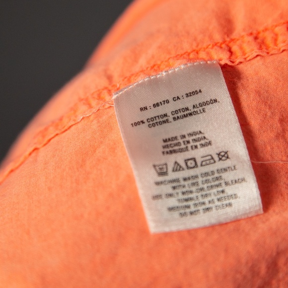 HOLDING HORSES BRIGHT ORANGE LONG SLEEVE SHIRT - Picture 6 of 6